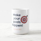 Lassen Sie Ihre Ziele verwirklichen Kaffee-Tasse Kaffeetasse (Mittel)