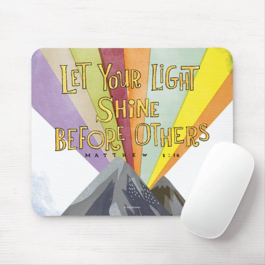 Lassen Sie Ihren hellen Shine Mousepad (Mit Mouse)