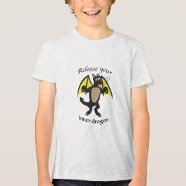 Lassen Sie Ihren inneren Drachen frei (goofy) Tri-Blend Shirt