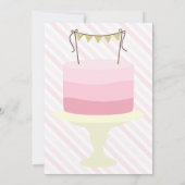 Lassen Sie Ihren Kuchen und essen Sie es zwei Einl Einladung (Rückseite)