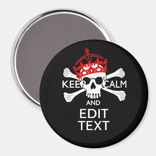 Lassen Sie Ihren Text ruhig und querformatig sein Magnet (Vorderseite/Rückseite)