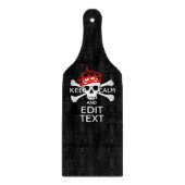 Lassen Sie Ihren Text ruhig und querformatig sein Schneidebrett (Vorderseite)