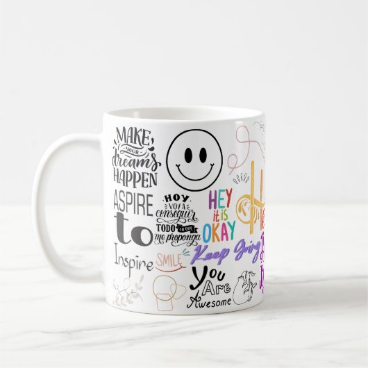Lassen Sie Ihren Traum wahr werden Kaffeetasse (Links)