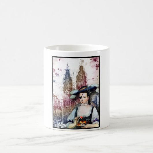 Lassen Sie Kampf beginnen! geänderter Kunst Kaffeetasse (Mittel)