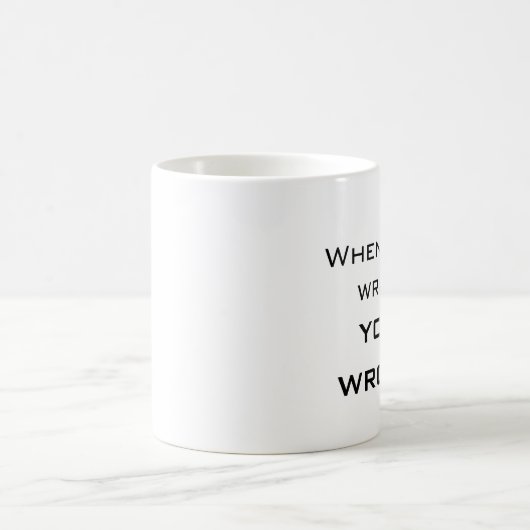 Lassen Sie Leute zurückschrecken Tasse (Mittel)