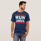 Lassen Sie Linux-Shirt - ghorr laufen T-Shirt (Vorne ganz)