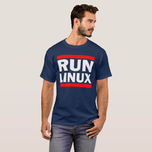 Lassen Sie Linux-Shirt - ghorr laufen T-Shirt (Vorne ganz)