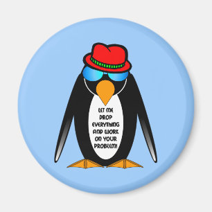 lassen Sie mich alles fallenlassen und an Ihrem Magnet