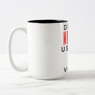 Lassen Sie mich meine Personalstimme 2 nicht benut Zweifarbige Tasse