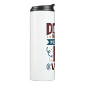 Lassen Sie mich meine Personalstimme nicht verwend Thermosbecher (Nach links gedreht)