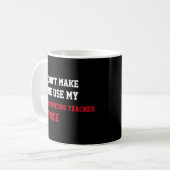 Lassen Sie mich nicht meine Computerstimme verwend Kaffeetasse (Vorderseite Links)