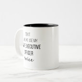 Lassen Sie mich nicht meine Stimme des Chief Führu Zweifarbige Tasse (Vorderseite Links)