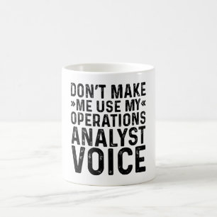 Lassen Sie mich nicht meine Stimme des Operationsa Kaffeetasse