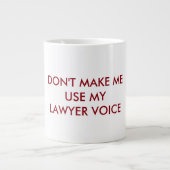 Lassen Sie mich nicht meine Tasse der Anwälte verw (Vorderseite)