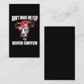 lassen Sie mich nicht meine Visitenkarte (Vorne/Hinten)