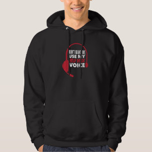 Lassen Sie mich nicht meinen Help Desk Voice 1 ben Hoodie