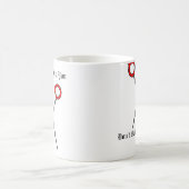 Lassen Sie mich nicht Sie schneiden (rote Kaffeetasse (Mittel)