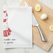 Lassen Sie mich nicht Sie vergiften Schürze Geschirrtuch (Viertel Falte)