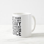 Lassen Sie mich nicht von meinem Bediener für schw Kaffeetasse (VorderseiteRechts)