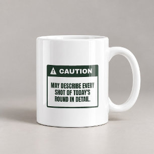 Lassen Sie mich Sie durch das siebte Loch führen K Kaffeetasse