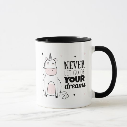 Lassen Sie nie Ihre Träume los Tasse (Rechts)