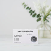 Lassen Sie Reiniger ab Visitenkarte (Stehend Vorderseite)