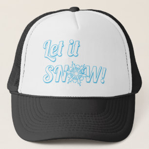 lassen Sie Schnee Truckerkappe