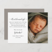 Lassen Sie sich einladen, eine Godmutter mit Bilde Einladung (Vorne/Hinten)