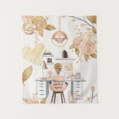 Lassen Sie sich erschrecken und machen Sie es auf Wandteppich (Vorderseite)