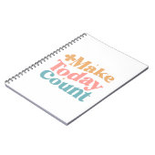 Lassen Sie sich heute inspirieren. Notizblock (Linke Seite)