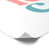 Lassen Sie sich heute inspirieren. Poster (Ecke)