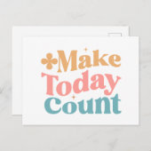 Lassen Sie sich heute inspirieren. Postkarte (Vorne/Hinten)