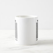 Lassen Sie sich nicht verwirrt sein Kaffeetasse (Mittel)