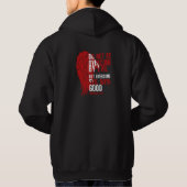 Lassen Sie sich nicht von Bösem überwinden, sonder Hoodie (Rückseite)