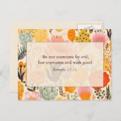 Lassen Sie sich nicht von der bösen Christlichen B Postkarte (Vorne/Hinten)