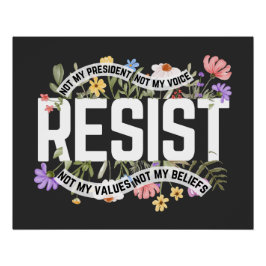 Lassen Sie sich nicht von meinem Präsidenten gegen Poster