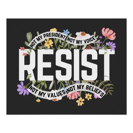 Lassen Sie sich nicht von meinem Präsidenten gegen Poster (Vorderseite)