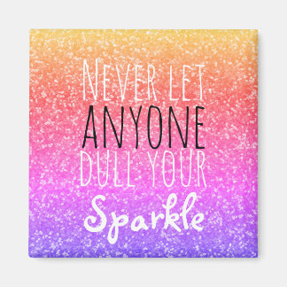 Lassen Sie sich nie von Ihrem mageren inspirierend Magnet