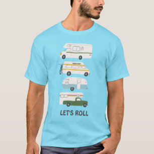 LASSEN SIE SICH ROLL! Niedlich Campervan Vanille R T-Shirt