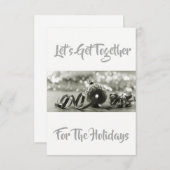 "LASSEN SIE SICH VERSTÄRKEN" SCHÖNE EINLAGE EINLADUNG (Vorne/Hinten)