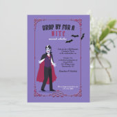 Lassen Sie sich von der Einladung zum Halloween-Pa (Stehend Vorderseite)