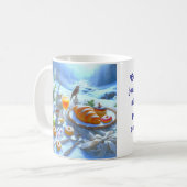 Lassen Sie sich von der Morgenluft entzücken. Kaffeetasse (Vorderseite Links)