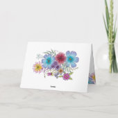 Lassen Sie sich von einem großen traumhaften Garte Karte (Rückseite)