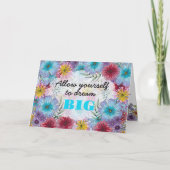 Lassen Sie sich von einem großen traumhaften Garte Karte (Vorderseite)