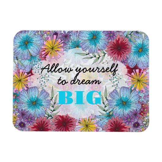 Lassen Sie sich von einem großen traumhaften Garte Magnet (Horizontal)