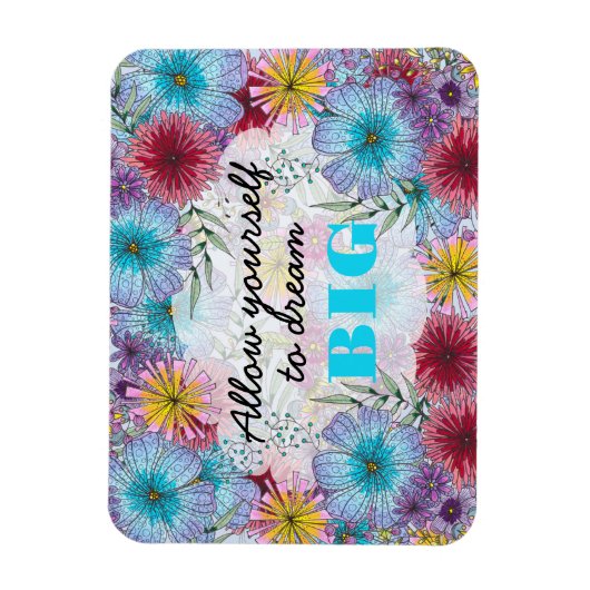 Lassen Sie sich von einem großen traumhaften Garte Magnet (Vertikal)