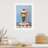 Lassen Sie sich von einem Poster für kreative Foto (Küche)