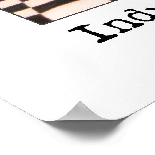 Lassen Sie sich von einem Poster für kreative Foto (Ecke)