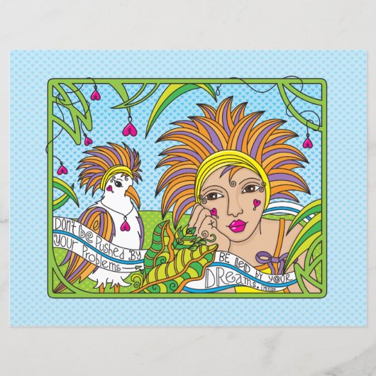 Lassen Sie sich von Ihrem Dreams_Flat Paper Sheet (Vorderseite)