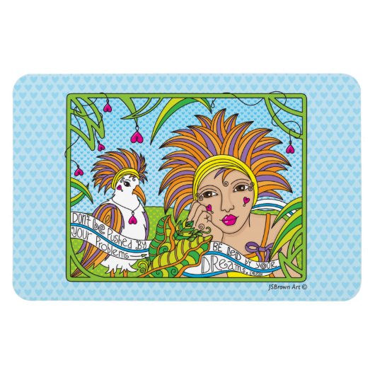 Lassen Sie sich von Ihrem Dreams_Flexible Magnet 6 (Horizontal)